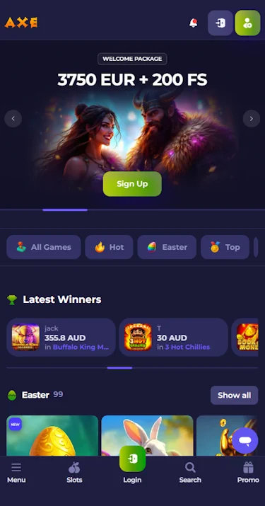 Axe Casino Online
